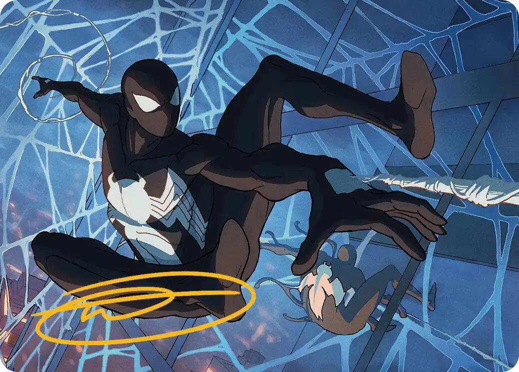 Symbiote Spider-Man Art Card (Gold-Stamped Signature) [Marvel's Spider-Man Art Series] | Devastation Store