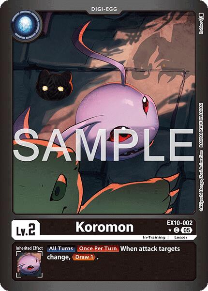 Koromon [EX10-002] (Limited Foil) [Sinister Order] | Devastation Store