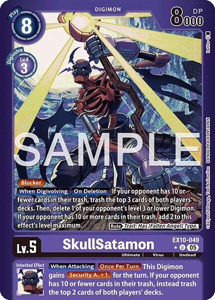 SkullSatamon [EX10-049] (Limited Foil) [Sinister Order] | Devastation Store