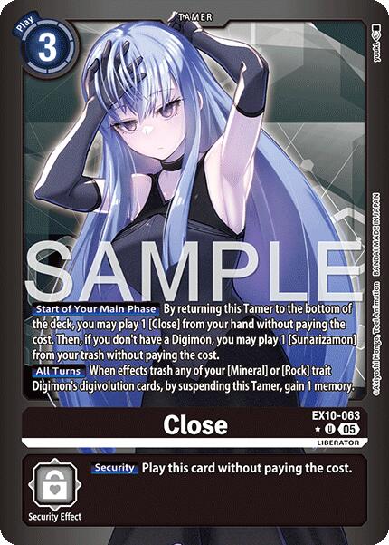 Close [EX10-063] (Limited Foil) [Sinister Order] | Devastation Store