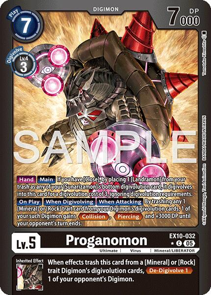 Proganomon [EX10-032] (Limited Foil) [Sinister Order] | Devastation Store