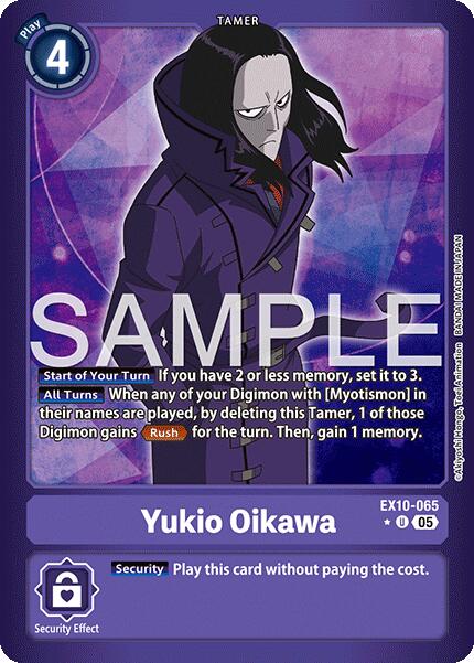 Yukio Oikawa [EX10-065] (Limited Foil) [Sinister Order] | Devastation Store