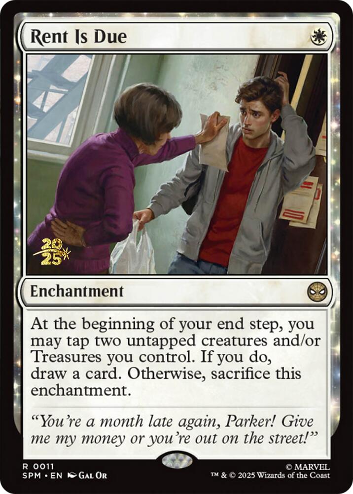 Rent Is Due [Marvel's Spider-Man Prerelease Promos] | Devastation Store