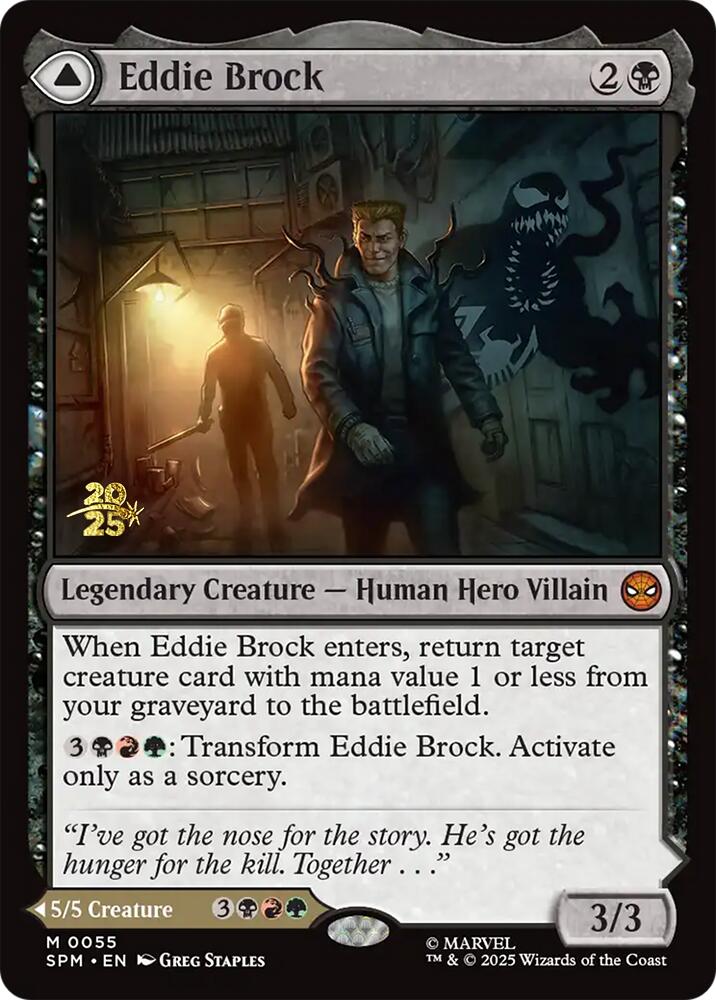 Eddie Brock // Venom, Lethal Protector [Marvel's Spider-Man Prerelease Promos] | Devastation Store