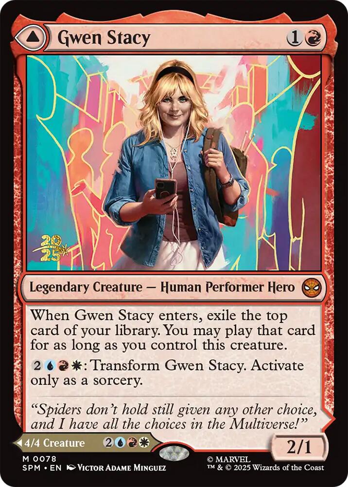 Gwen Stacy // Ghost-Spider [Marvel's Spider-Man Prerelease Promos] | Devastation Store