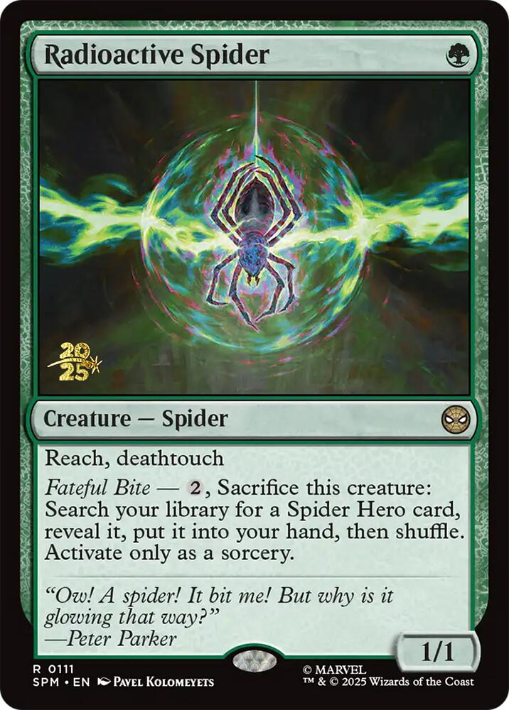 Radioactive Spider [Marvel's Spider-Man Prerelease Promos] | Devastation Store