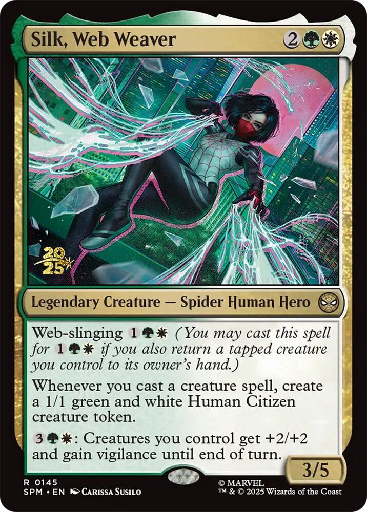 Silk, Web Weaver [Marvel's Spider-Man Prerelease Promos] | Devastation Store