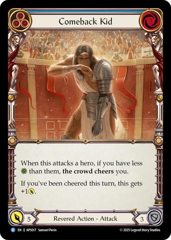 Comeback Kid (Blue) [APS017] (Armory Deck: Pleiades) | Devastation Store