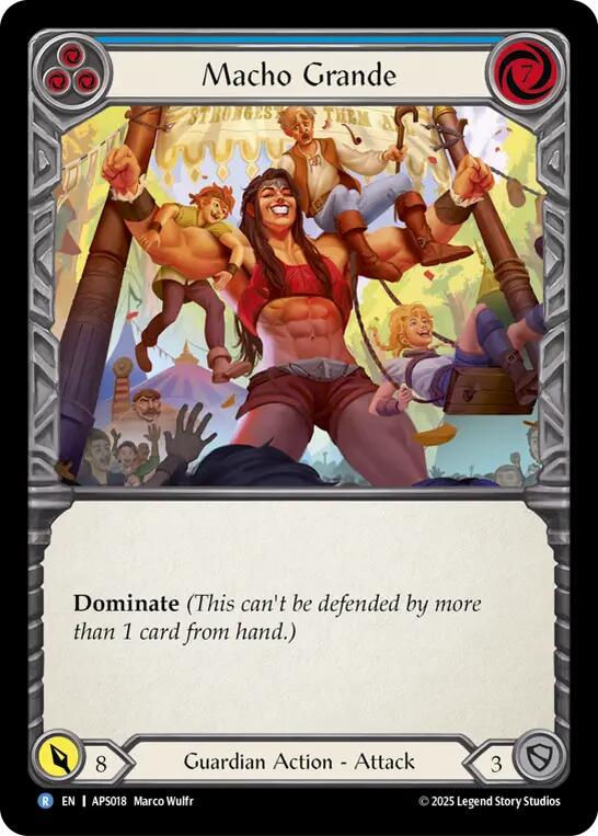 Macho Grande (Blue) [APS018] (Armory Deck: Pleiades) | Devastation Store