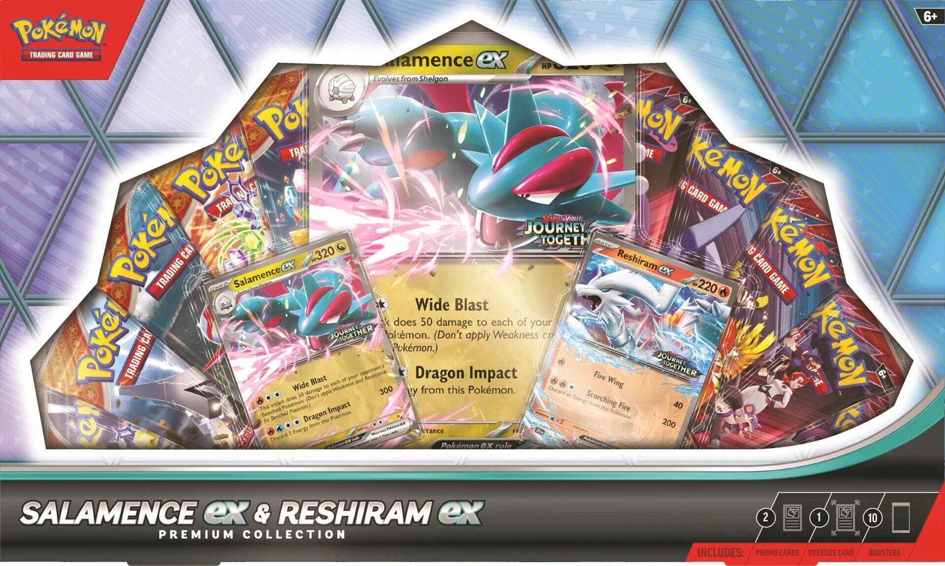 Salamence ex & Reshiram ex Premium Collection | Devastation Store
