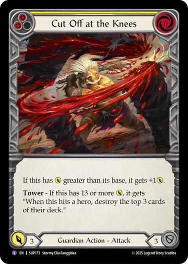 Cut Off at the Knees [SUP173] (Super Slam)  Rainbow Foil | Devastation Store