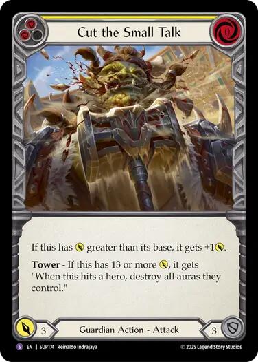 Cut the Small Talk [SUP174] (Super Slam)  Rainbow Foil | Devastation Store