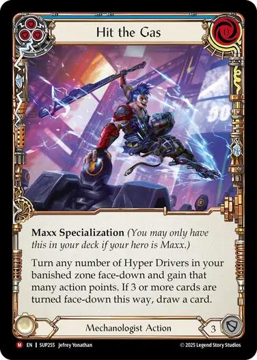 Hit the Gas [SUP255] (Super Slam)  Rainbow Foil | Devastation Store