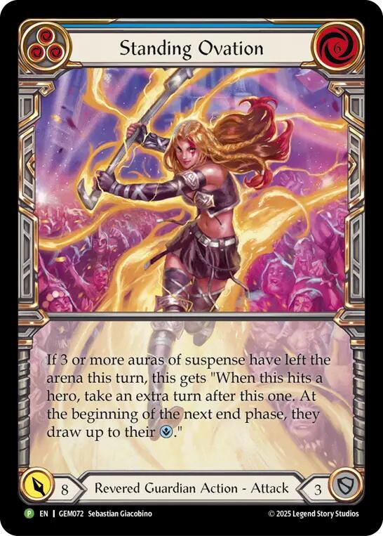Standing Ovation [GEM072] (GEM Pack 3)  Rainbow Foil | Devastation Store