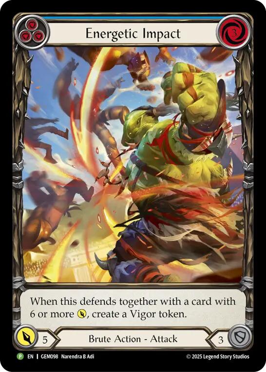 Energetic Impact [GEM098] (GEM Pack 3)  Rainbow Foil | Devastation Store