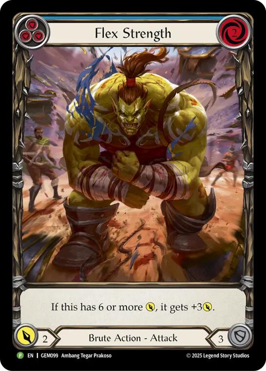 Flex Strength [GEM099] (GEM Pack 3)  Rainbow Foil | Devastation Store