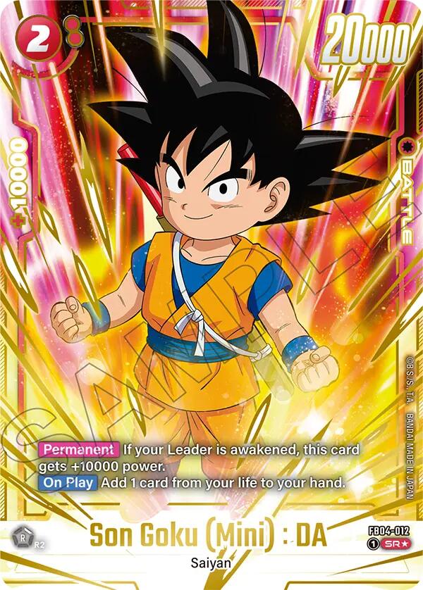 Son Goku (Mini) : DA - FB04-012 (Gold) [Fusion World Promotion Cards] | Devastation Store