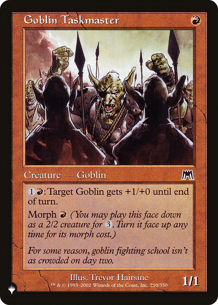 Goblin Taskmaster [The List Reprints] | Devastation Store