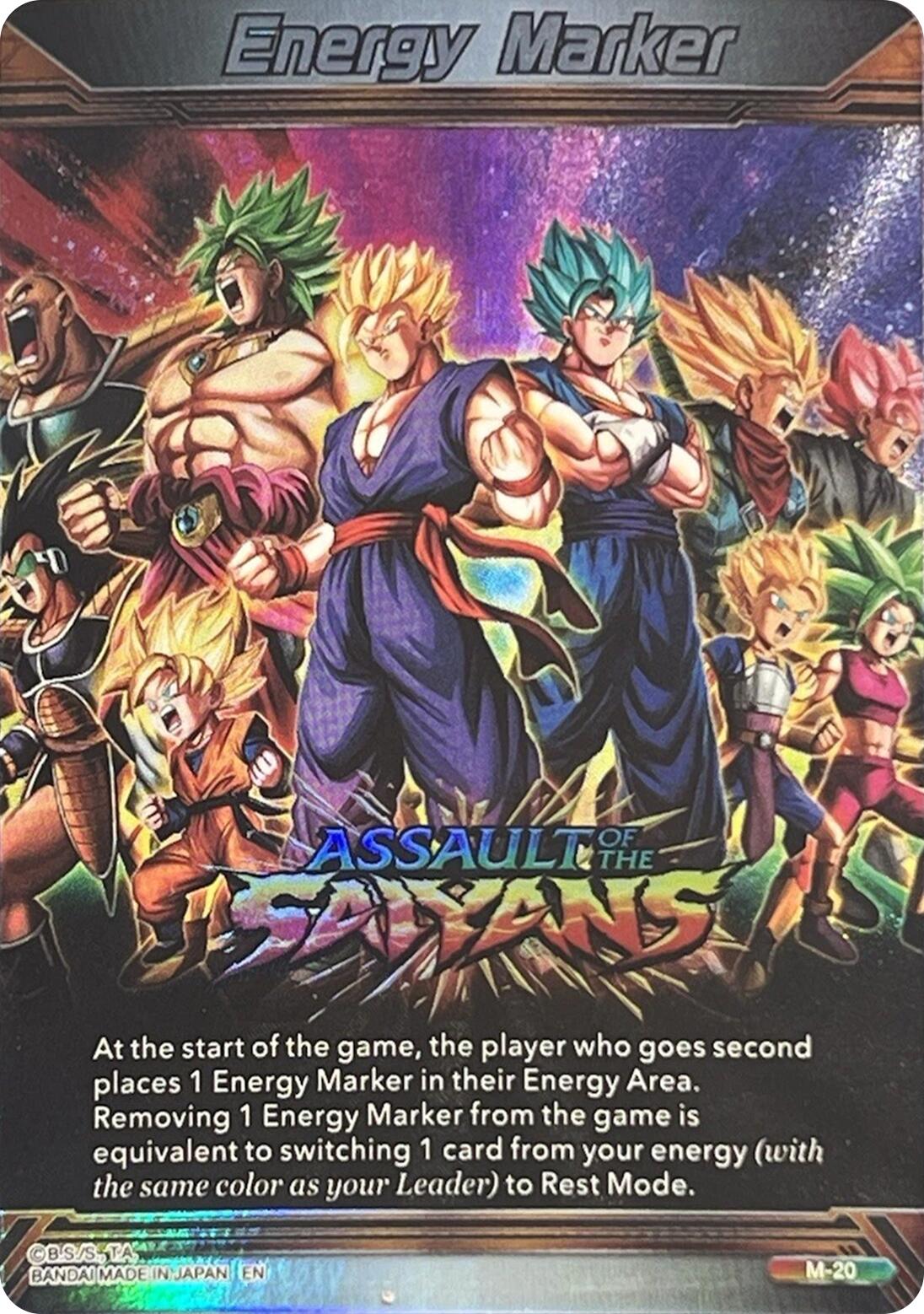 Energy Marker - Assault of the Saiyans (Silver) (M-20) [Prismatic Clash] | Devastation Store