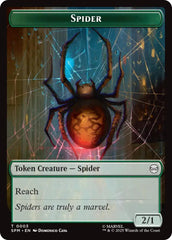 Spider // Treasure Double-Sided Token [Marvel's Spider-Man Tokens] | Devastation Store