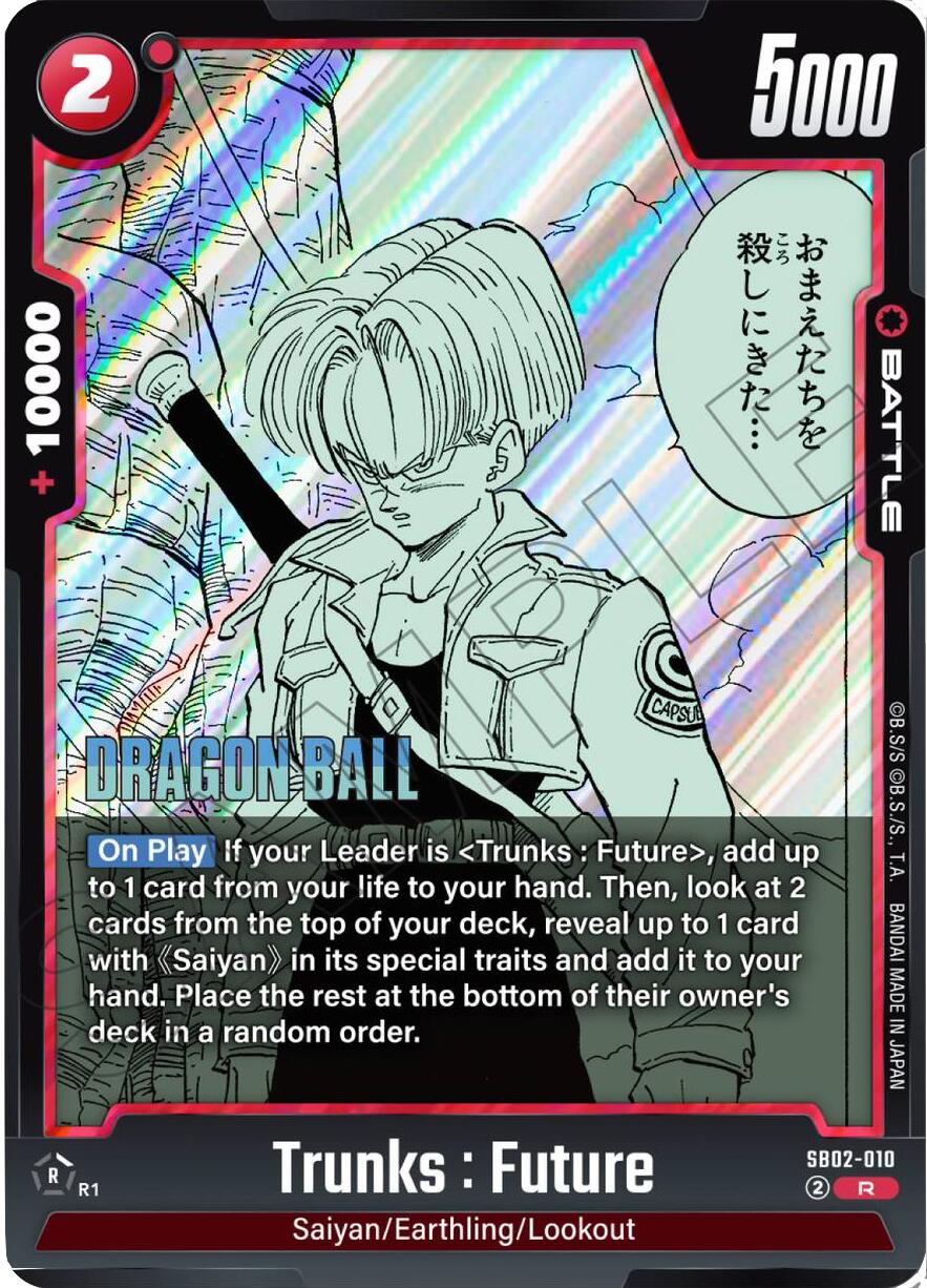 Trunks : Future (SB02-010) [Manga Booster 02] | Devastation Store