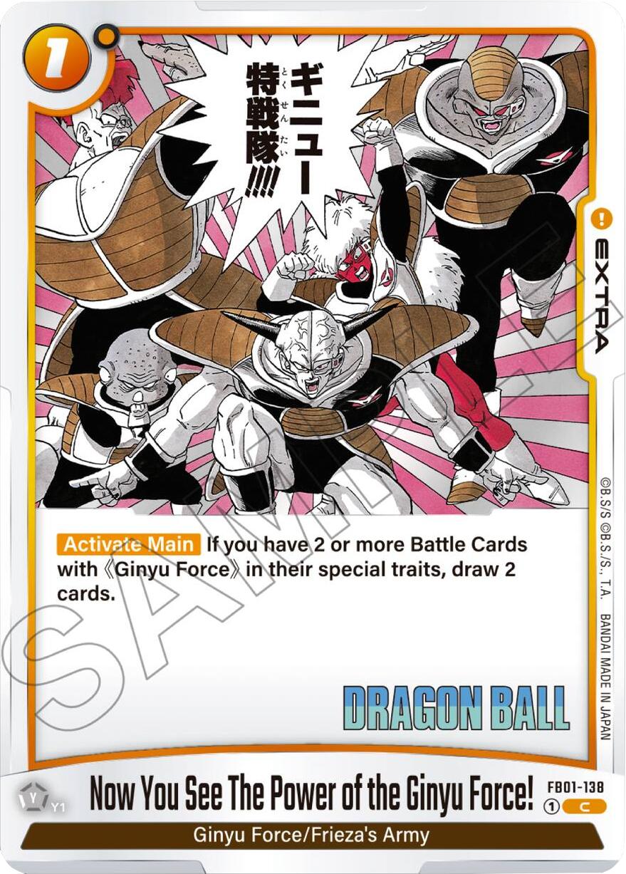 Now You See The Power of the Ginyu Force! [Manga Booster 02] | Devastation Store