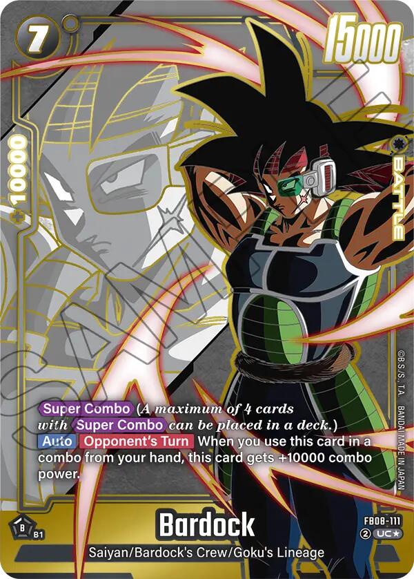 Bardock (FB08-111) (Alternate Art) [Saiyan's Pride] | Devastation Store