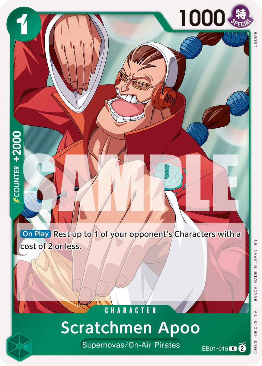 Scratchmen Apoo (EB01-015) (Reprint) [Premium Booster -The Best- Vol. 2] | Devastation Store