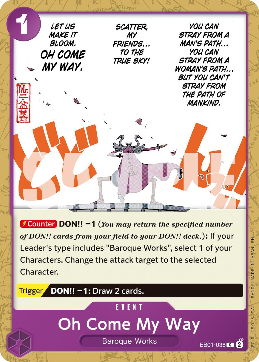 Oh Come My Way (Reprint) [Premium Booster -The Best- Vol. 2] | Devastation Store