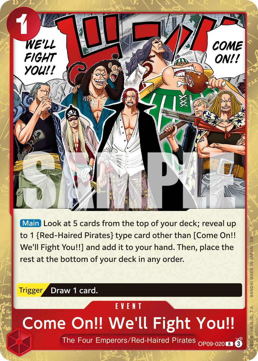 Come On!! We'll Fight You!! (Reprint) [Premium Booster -The Best- Vol. 2] | Devastation Store