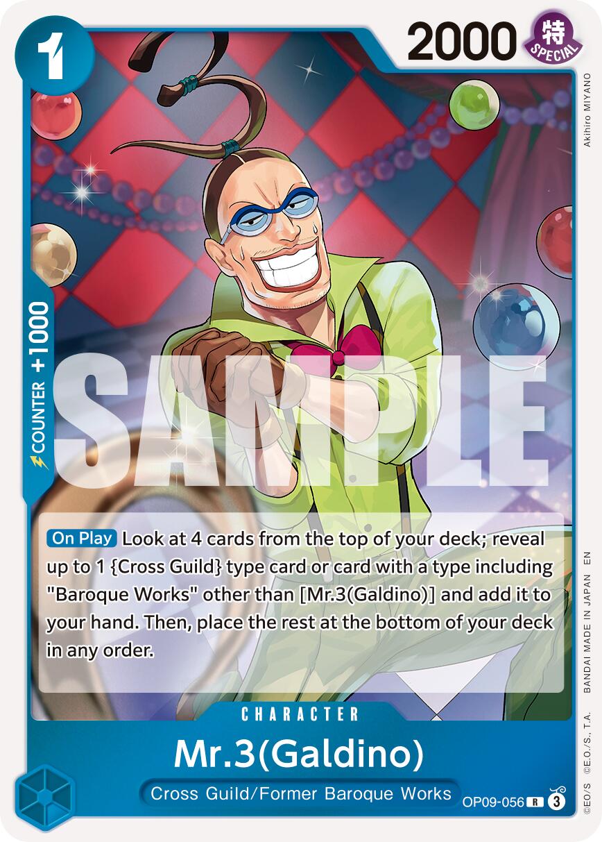 Mr.3(Galdino) (OP09-056) (Reprint) [Premium Booster -The Best- Vol. 2] | Devastation Store