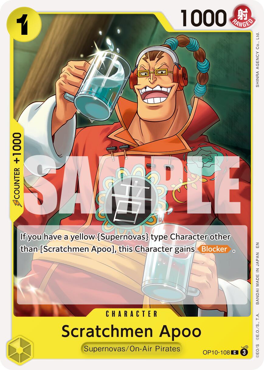 Scratchmen Apoo (OP10-108) (Reprint) [Premium Booster -The Best- Vol. 2] | Devastation Store