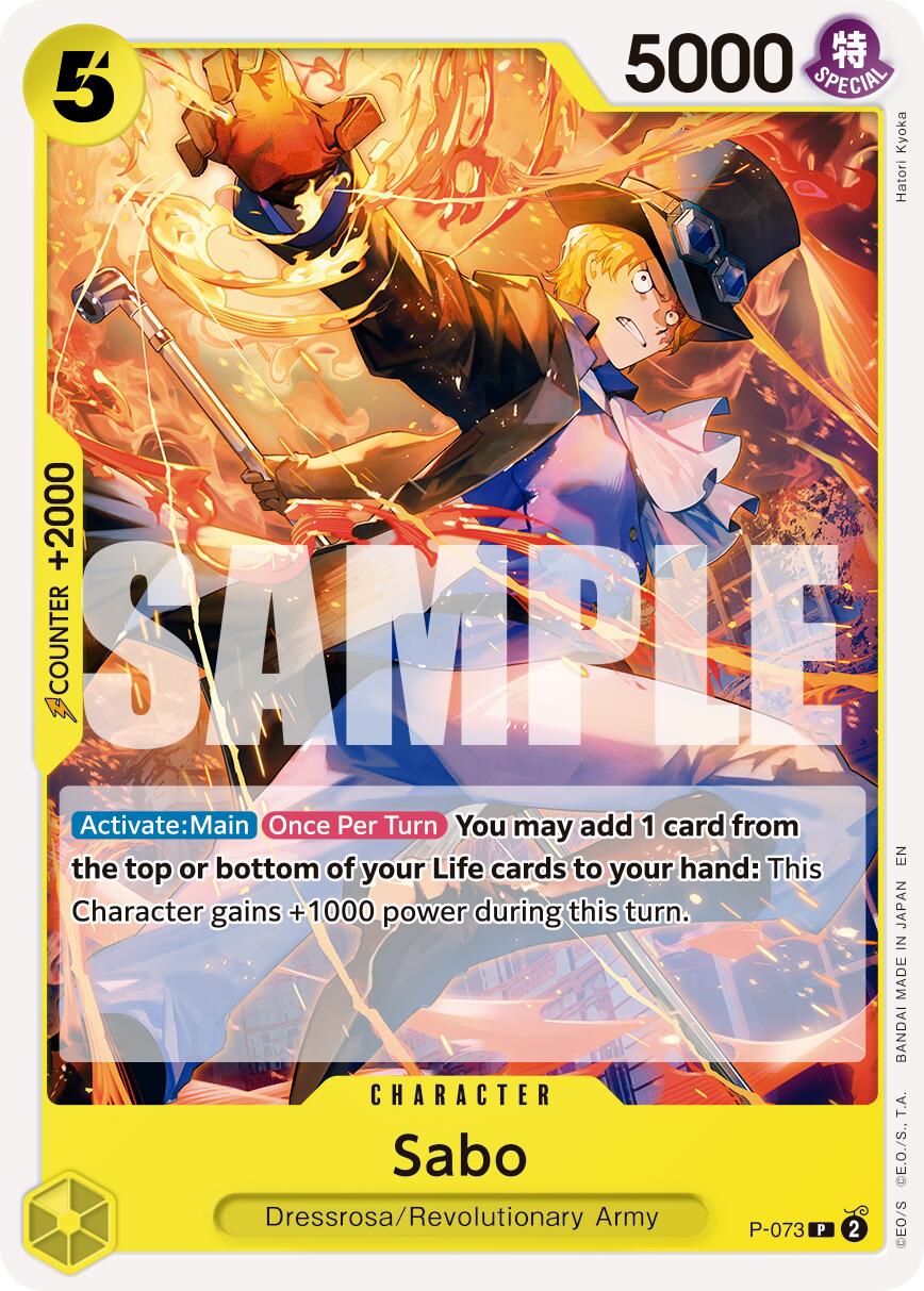 Sabo (P-073) (Reprint) [Premium Booster -The Best- Vol. 2] | Devastation Store