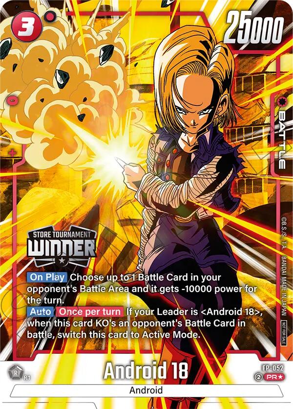 Android 18 (Tournament Pack 08 - Winner) [Fusion World Tournament Cards] | Devastation Store