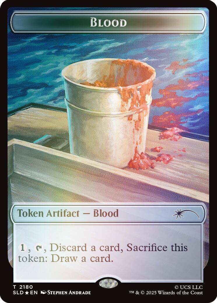 Blood Token (Rainbow Foil) [Secret Lair Drop Series] | Devastation Store