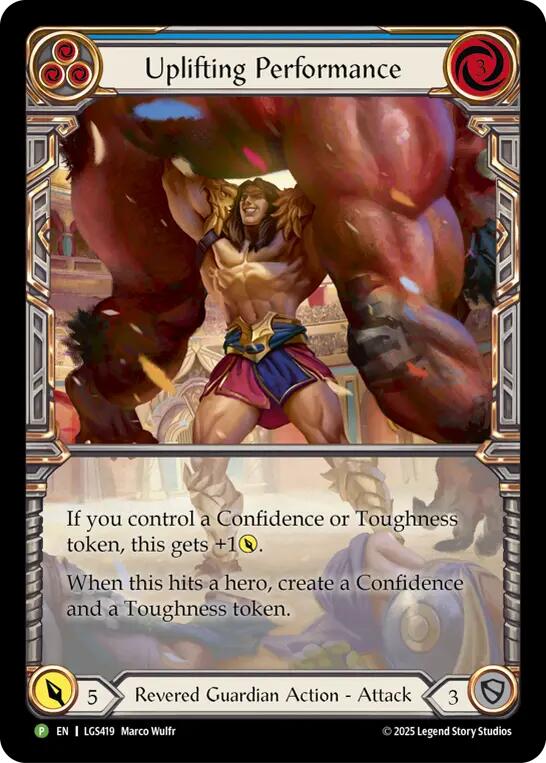 Uplifting Performance [LGS419] (Promo)  Cold Foil | Devastation Store