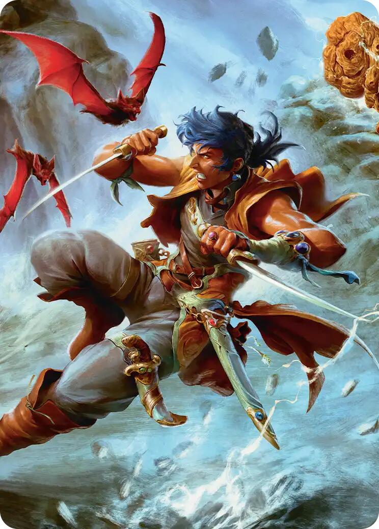 The Destined Thief Scene Art Card [FINAL FANTASY Art Series] | Devastation Store