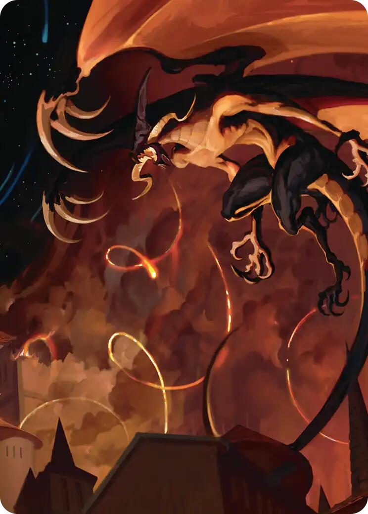 Mega Flare Scene Art Card [FINAL FANTASY Art Series] | Devastation Store