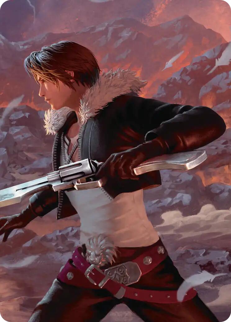 Squall, Gunblade Duelist Scene Art Card [FINAL FANTASY Art Series] | Devastation Store
