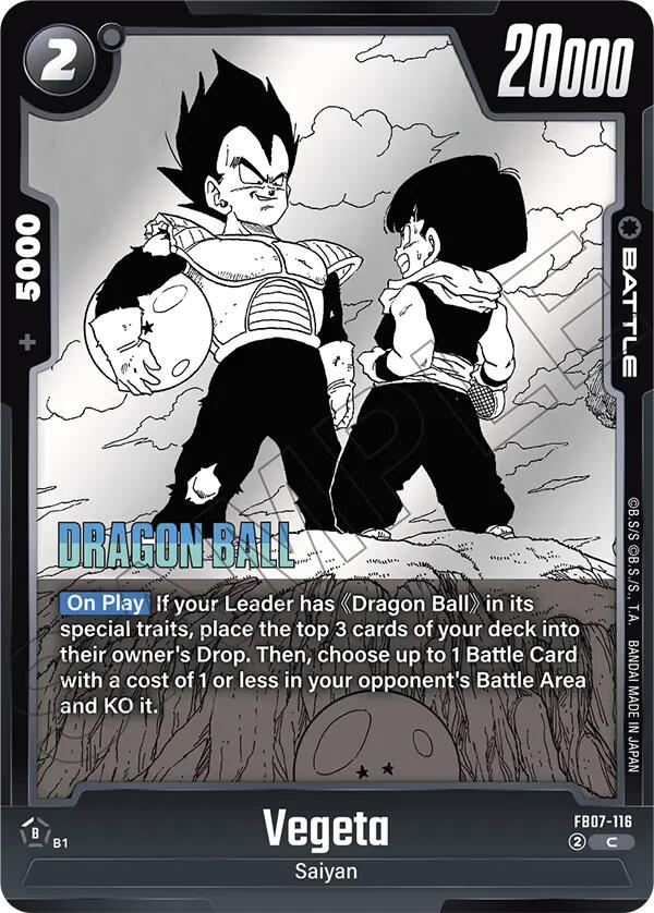 Vegeta (FB07-116) [Manga Booster 02] | Devastation Store