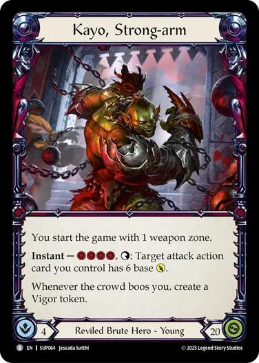 Kayo, Underhanded Cheat // Kayo, Strong-arm [SUP063//SUP064] (Super Slam) | Devastation Store