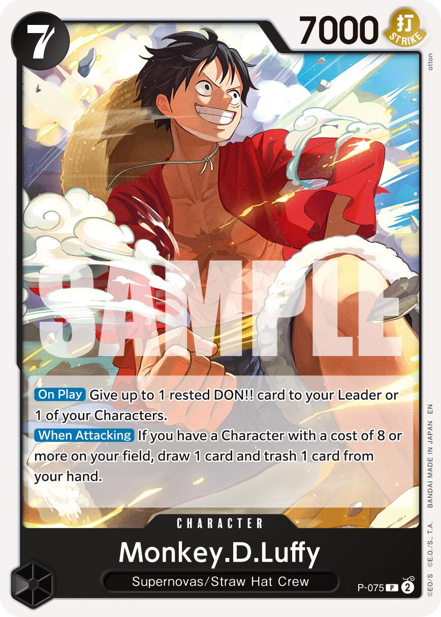 Monkey.D.Luffy (P-075) (Pirate Foil) [Premium Booster -The Best- Vol. 2] | Devastation Store