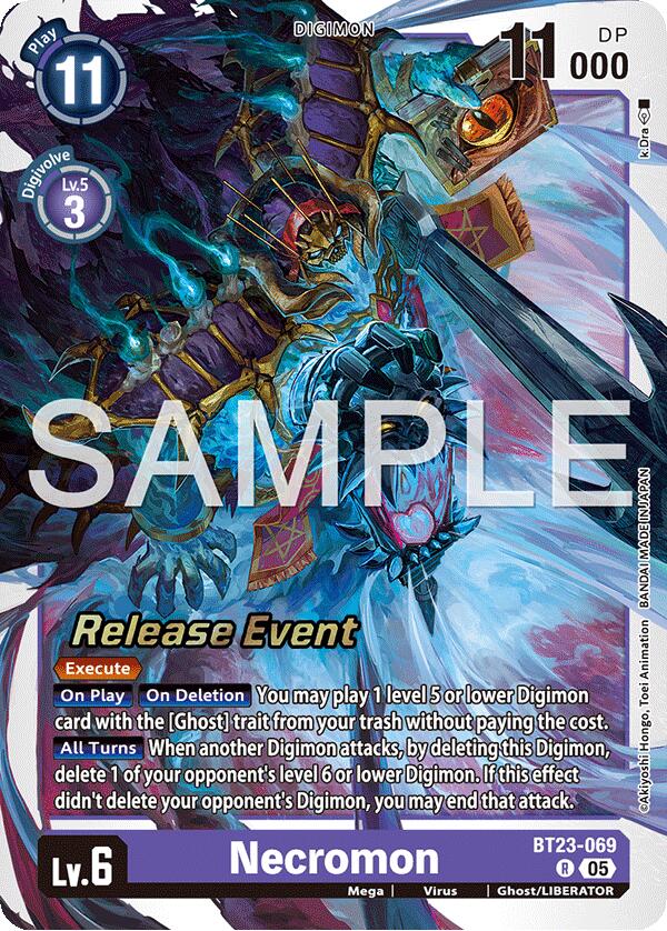 Necromon [BT23-069] [Hackers' Slumber Release Event Cards] | Devastation Store
