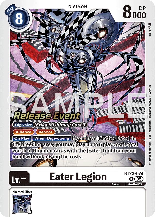 Eater Legion [BT23-074] [Hackers' Slumber Release Event Cards] | Devastation Store