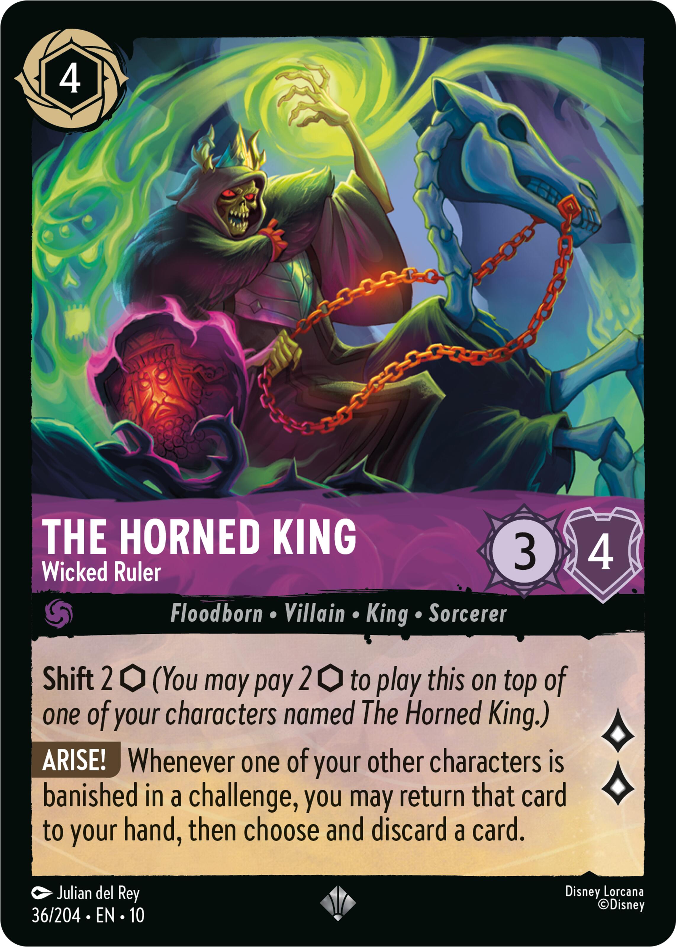 The Horned King - Wicked Ruler (36/204) [Whispers in the Well] | Devastation Store