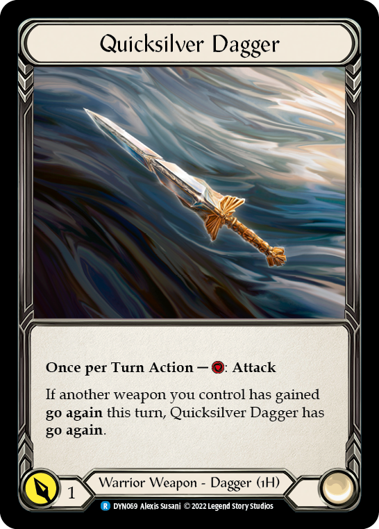 Quicksilver Dagger [DYN069] (Dynasty)  Cold Foil | Devastation Store