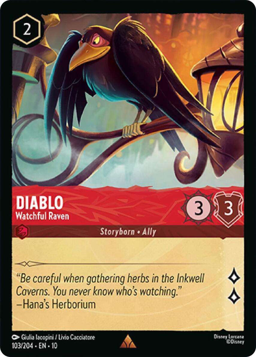 Diablo - Watchful Raven (103/204) [Whispers in the Well] | Devastation Store