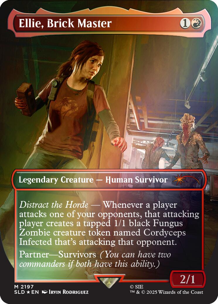 Ellie, Brick Master (Rainbow Foil) [Secret Lair Drop Series] | Devastation Store