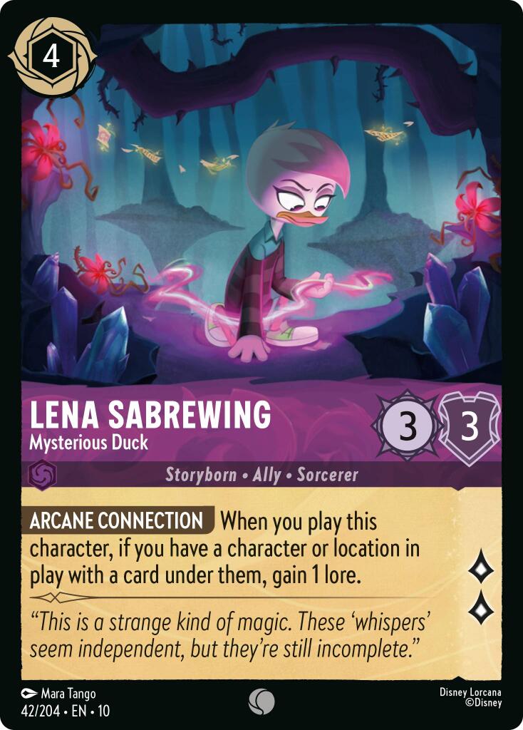 Lena Sabrewing - Mysterious Duck (42/204) [Whispers in the Well] | Devastation Store