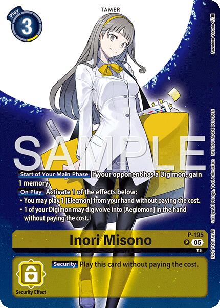 Inori Misono [P-195] (Digimon Story: Time Stranger Promo Pack) [Promotional Cards] | Devastation Store